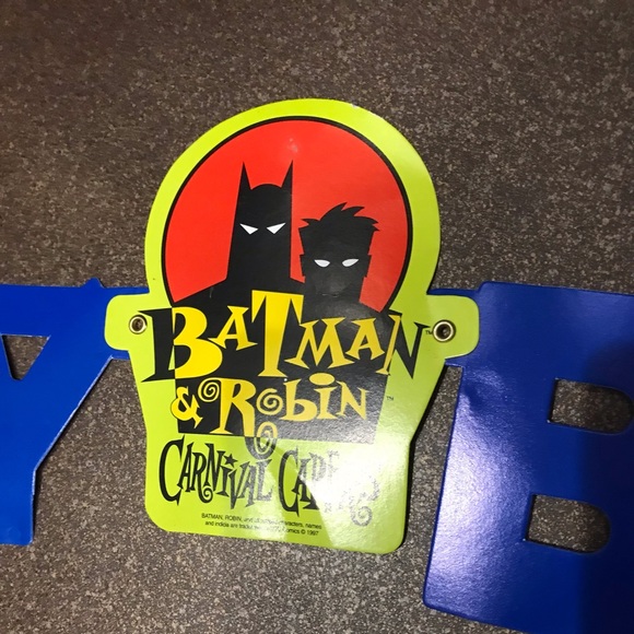 Batman & Robin Birthday Banner - Picture 4 of 6